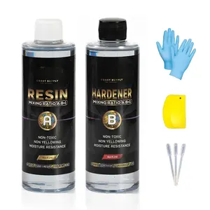 Epoxy  16 oz for Arts, Crafts, Casting Coating -  Clear, Self Leveling, , No BPA (8 oz  + 8 oz Hardener) (474 ml)