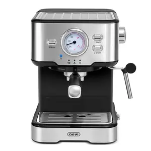 Gevi Compact Espresso Coffee Machine | High-Pressure Automatic with Milk Frother | Cappuccino & Latte Maker | Perfect Gift for Coffee Lovers, Dad & Mom