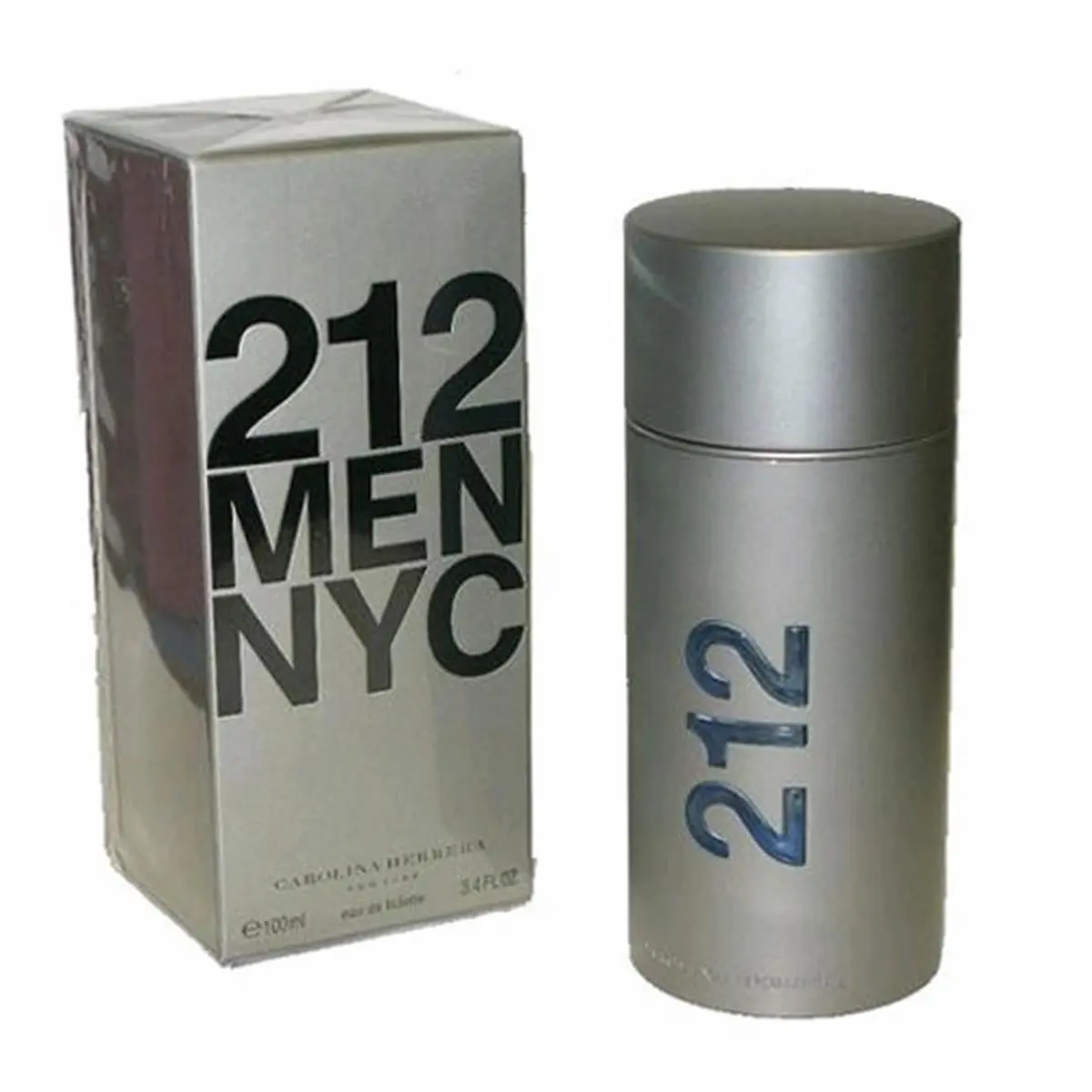 Carolina Herrera 212 Men's Eau De Toilette Spray - 3.4 fl oz, Perfumes Colognes with Green Leaf, Amber, Bergamot, Musk, Sandalwood, Vanilla Scents, Woody Musky Fragrance