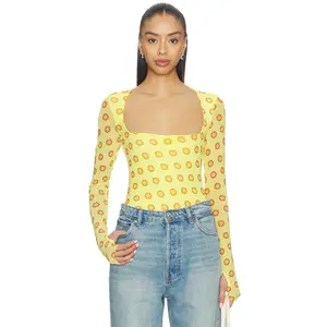 AFRM Ines Top in Deco Dot