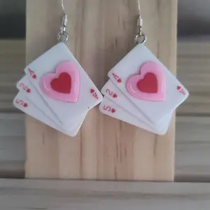 Poker Card Earrings