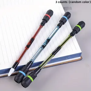 3 cool Internet popular rotary pens, flexible hand training, anti slip and anti fall, with writing function, Writing Practice Pens - balanced rotary pen (random color)