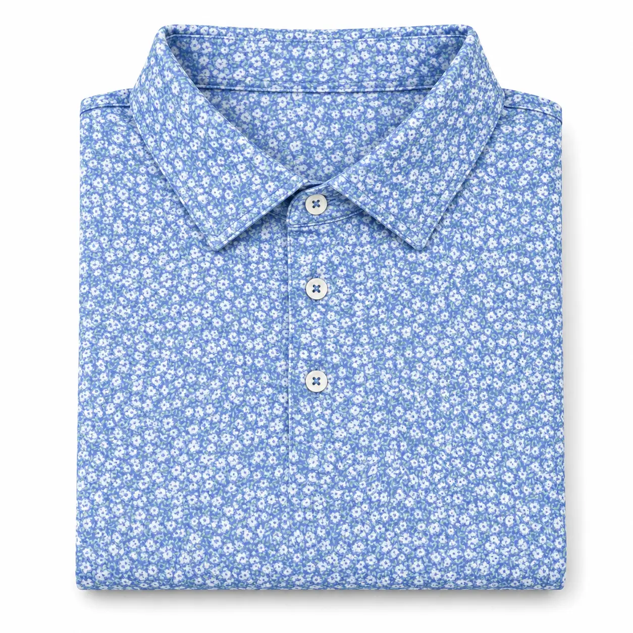 The Dew Flower Men's Short Sleeve Performance Polo