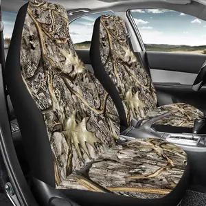 Camouflage Pattern Car Seat Cover, Durable Polyester Car Seat Protector, Universal Car Interior Accessories for Front & Rear Seats, Automotive Seat Covers