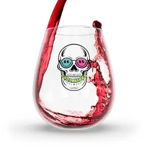 Good Vibes - Stemless Wine Glass 11.75 oz
