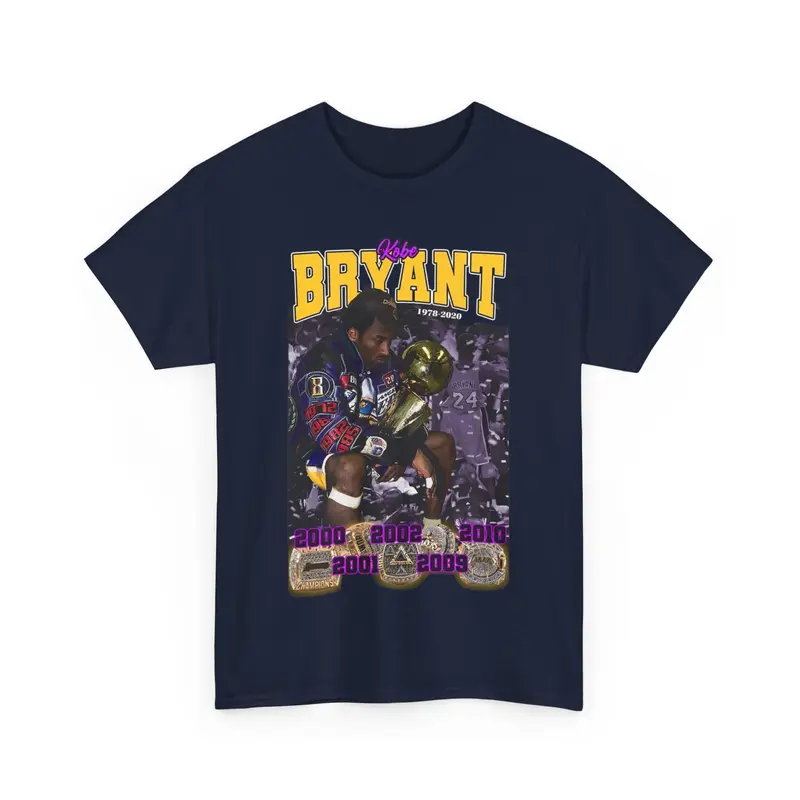 Black Mamba Kobe Big Face Graphic Bootleg T-Shirt Streetwear