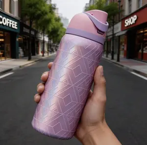 OW 32oz Winter Limited Stainless Steel Insulated Water Bottle Hand Washing Recommended For The Bottle Body, Ensuring Convenient And Hassle-Free Daily Maintenance. It Features 24-Hour Long-Lasting Hot And Cold Retention. Drinkware Flasks Lid Portable Mug