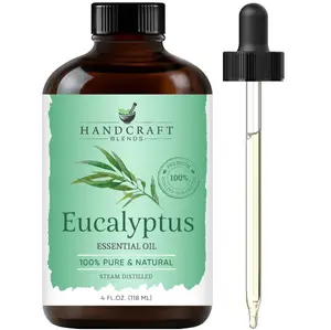 Handcraft Blends Eucalyptus Essential Oil - Huge 4 Fl Oz - Pure and Natural - Premium Grade Essential Oil for Diffuser and Aromatherapy, and DIY Soap Making