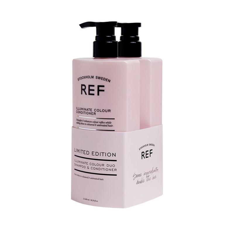 REF Illuminate Colour Duo Limited Edition - 600ml Shampoo & 600ml Conditioner Set from Stockholm Sweden