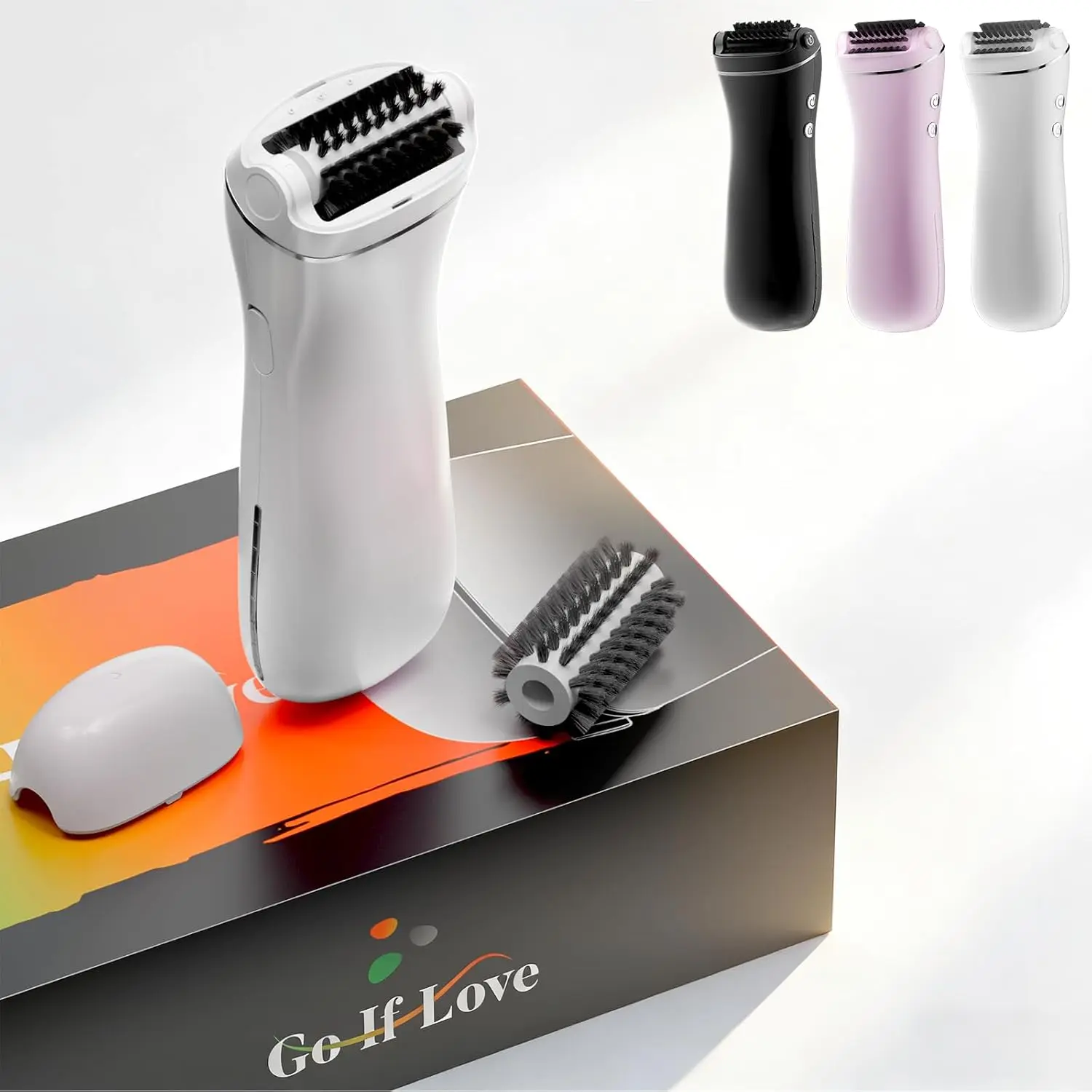 Portable Electric Golf Club Brush Cleaner Pro Golf Club Brush Cleaner with 2 Brush Heads, 3.38 Oz Water Tank, Storage Bag Acceptable 3-Stream Water Spray, 2 Speeds,1030 RPM 360° Auto-Rotating Brush  - Best Golf Gift for Golfer