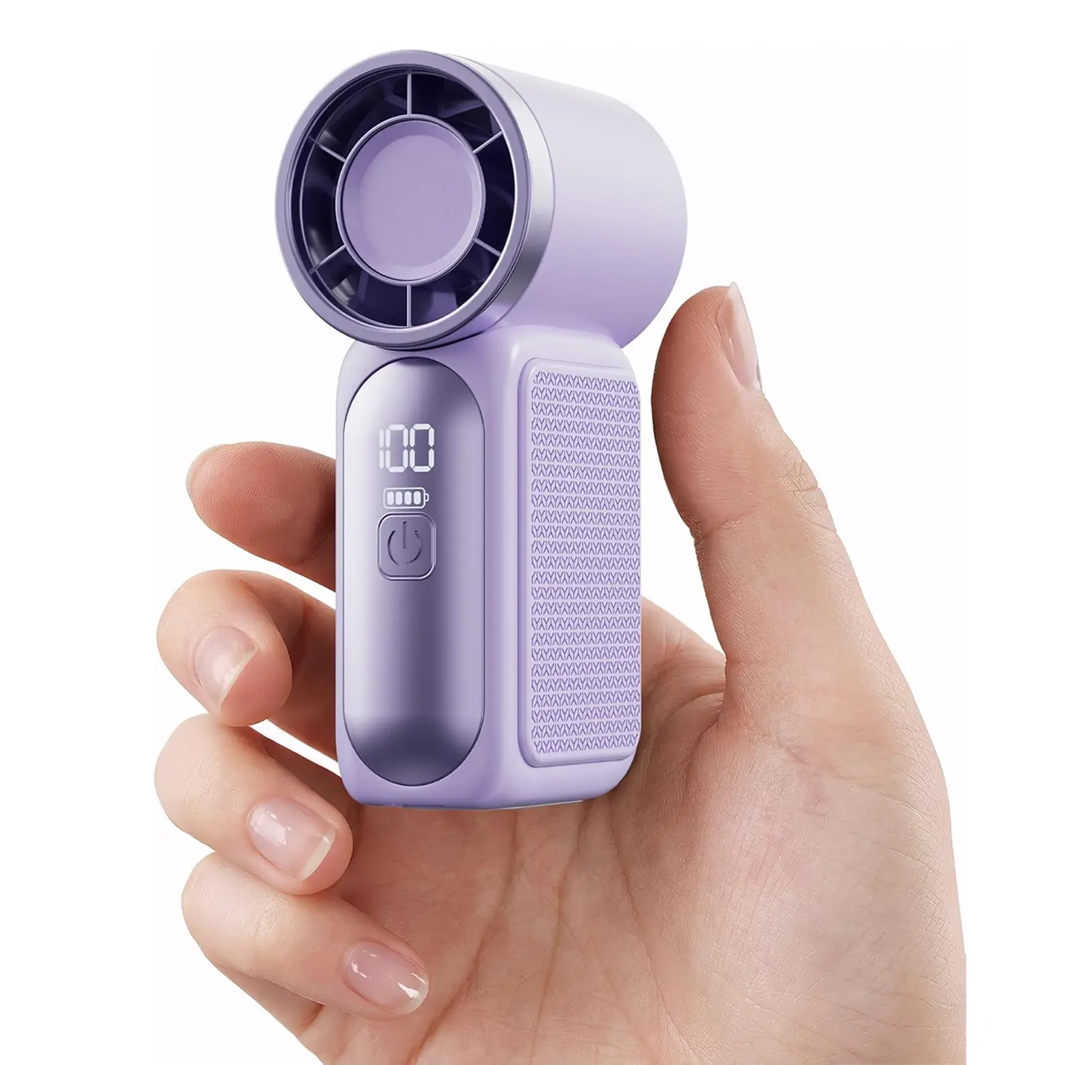 Portable Handheld Mini Fan, 6 Speeds 16900 RPM High Velocity Personal Fan, Type-C Rechargeable Mini Fan for Makeup, Travel, Outdoor, for Women Girl Gift