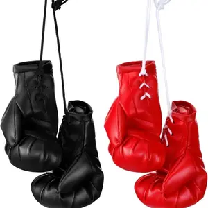 Mini Boxing Gloves Are Used for Car Mirrors Boxing Party Gifts Christmas Decorations Pendants Car Accessories and Keychains