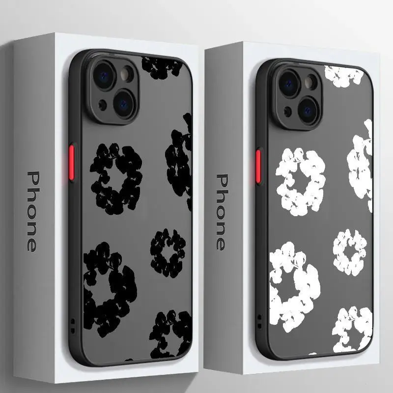 Luxury D-Denims T-Tears Phone Case For iPhone 16 15 14 13 12 11 Mini Pro Max X XR XSMax 7 8 6 6s Plus Matte Clear Back Cover