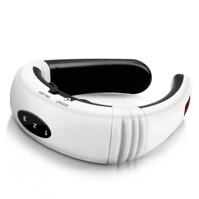 Heating Electric Neck Massager Comfort Cordless Daily Durable Lightweight Gift Therapy With Patch