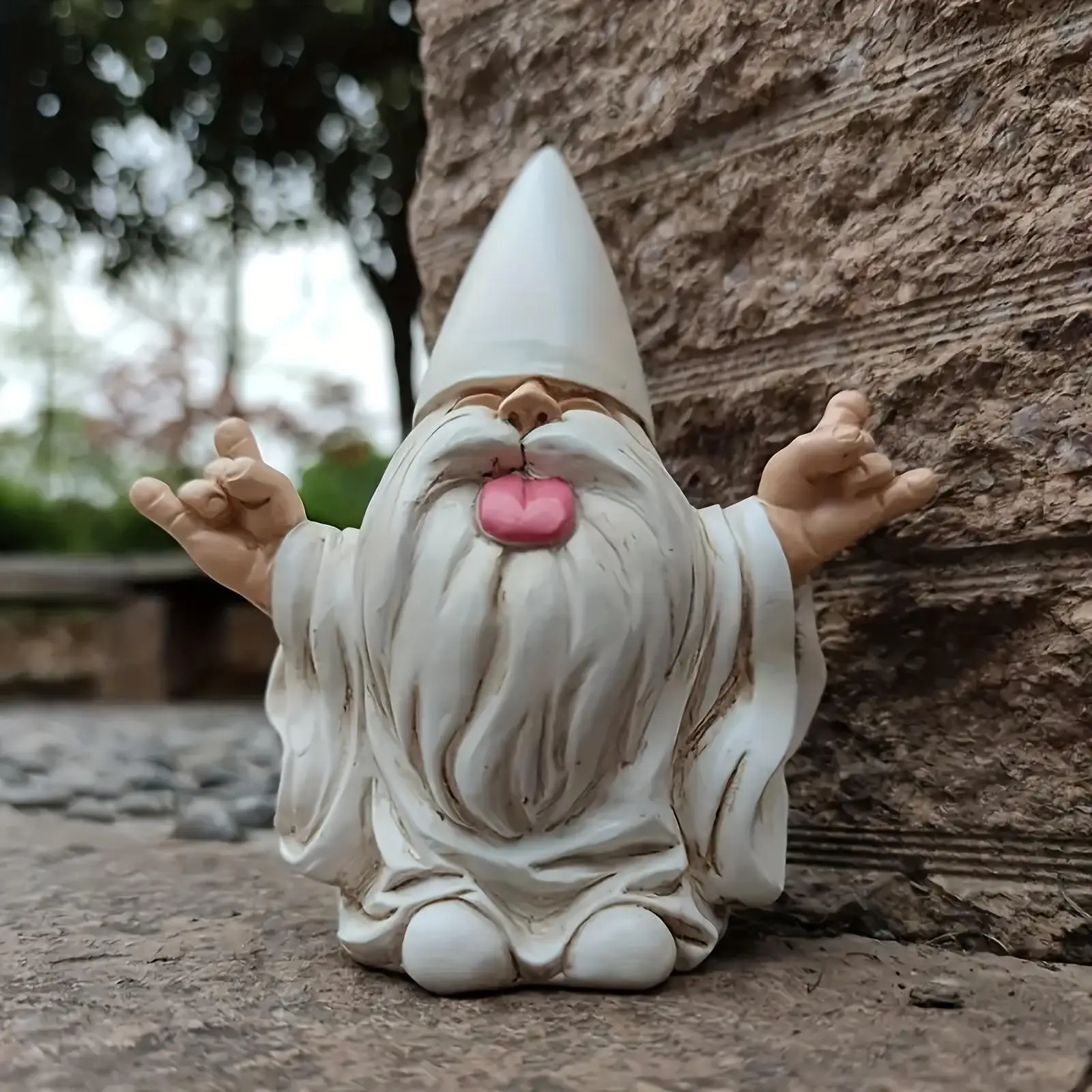 Creative Design Garden Statue, Outdoor Dwarf Elf Garden Statue, Resin Decoration, Garden Statues for Home Garden Decoration