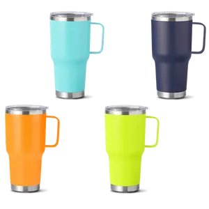20pcs 30oz outdoor mug with handle mix color for car