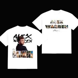 Alex Warren Music Graphic Shirt, Vintage Pop Singer Fan Tee, Concert Merch