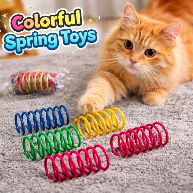 4pcs Cat Spring Toys, cat spring, cat toy, cat spring toys