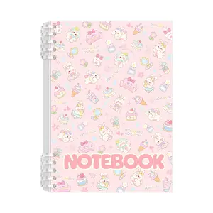 Floral Animal Notebook, Detachable Loose-Leaf, 4 Cover Options, University Standard Paper, A5 and B5 Sizes, 60 Sheets Per Notebook