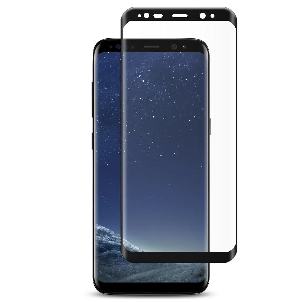 SafeSleeve Tempered Glass Screen Protector Compatible with Samsung Galaxy S8, Scratch & Shatter Proof, Case Friendly | SafeSleeve