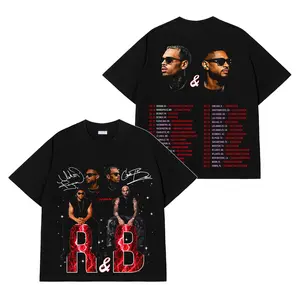 The R&B Tour 2026 Raymond & Brown Premium Cotton T-Shirt, R&B Duo Signature Graphic Tee, Hip Hop Soul Streetwear Shirt, Concert Tour Merch Gift, Vintage Music Fans Tee