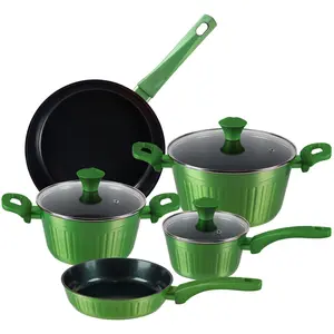 MGKKT 8-Piece Monochrome Ceramic Nonstick Cookware Set with Sleek Design for Easy Cooking and Cleaning Kitchenware black friday deals 2025 Sauce Pan Set Dutch Oven Set