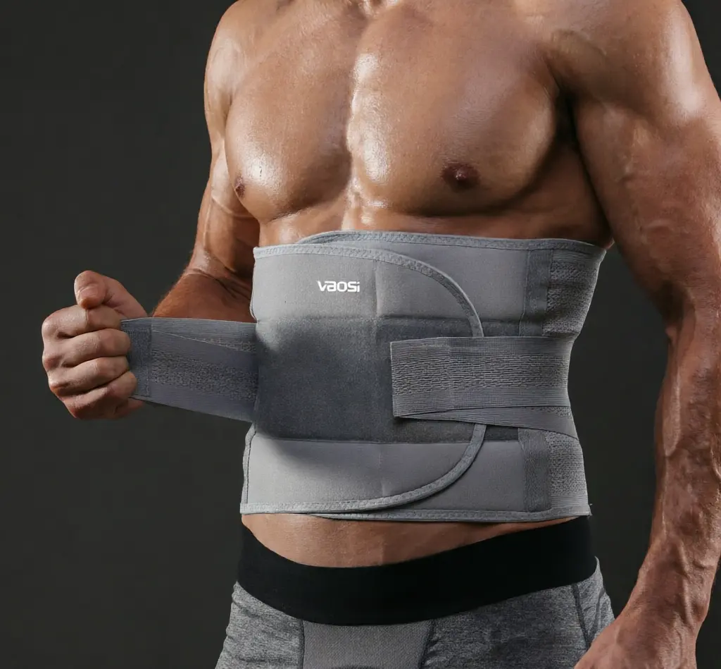 Adjustable Lumbar Compression Belt - Lumbar and Back Stabilizer for Weightlifting, Outdoor Sports