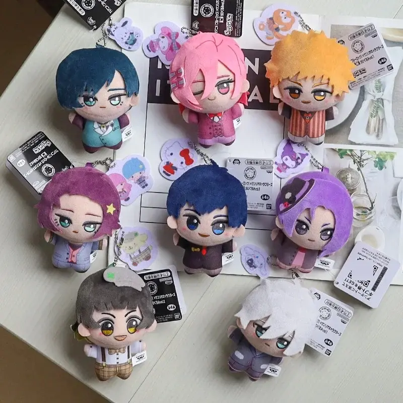 Blue Lock Anime Fluffy Soft Doll Keychain Set (10cm) - Keychain Included, Isagi Yoichi, Nagi Seishiro, Reo, Rin, Sae, Bachira Pendant Charm Accessories, Cute Toy Gift for Anime Fans