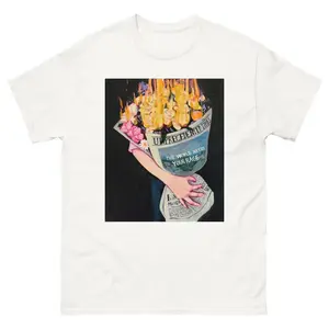 Lindsey Cherek Waller's 'Rage' Painting - DTG Printed on 100% Cotton Tshirt Tee (Unisex)