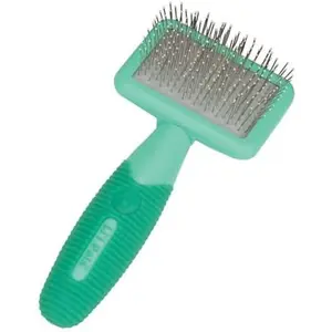 Coastal Pet Li'L Pals Dog Slicker Brush with Coated Tips - Dog Grooming Brush for Small Breeds & Puppies - One Size Coastal Pet Products