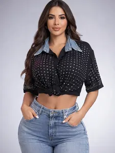 Sally Rhinestone Blouse