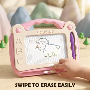 Creative Magnetic Drawing Board for Toddlers 1-3 Years Old, Interactive Reusable Sketch Pad Writing Tablets Set, Educational Arts & Crafts Toddler Gifts for Boys & Girls, Outdoor Fun Toy for Birthdays