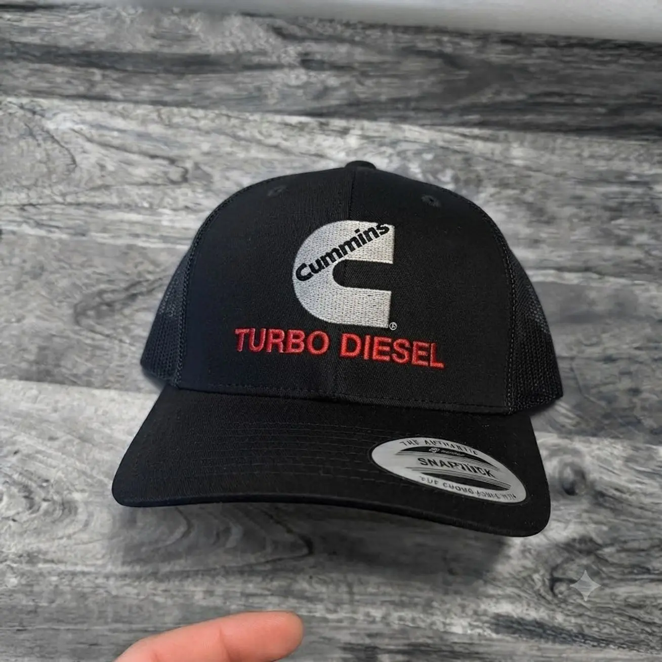 Cummins Turbo Diesel Embroidered Retro Hat Trucker Hat Many Colors Snapback Hat, Unisex Casual Street Style, Gift Idea For Her Him, Unisex Everyday Wear