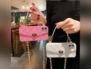 Chain Handbag Card Slot Wallet Case For iPhone