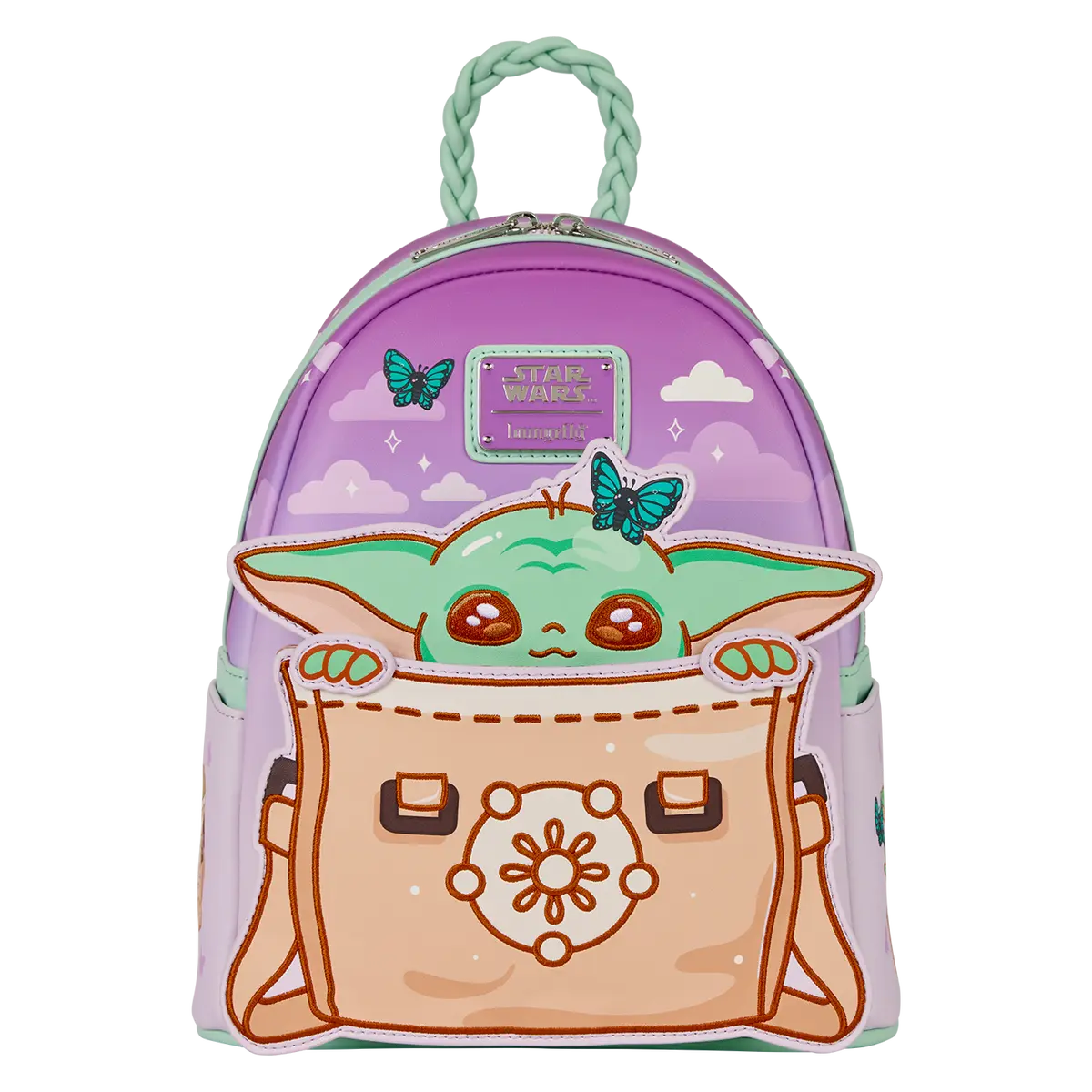 The Mandalorian Grogu Butterfly Mini Backpack The Mandalorian Grogu Butterfly Mini Backpack