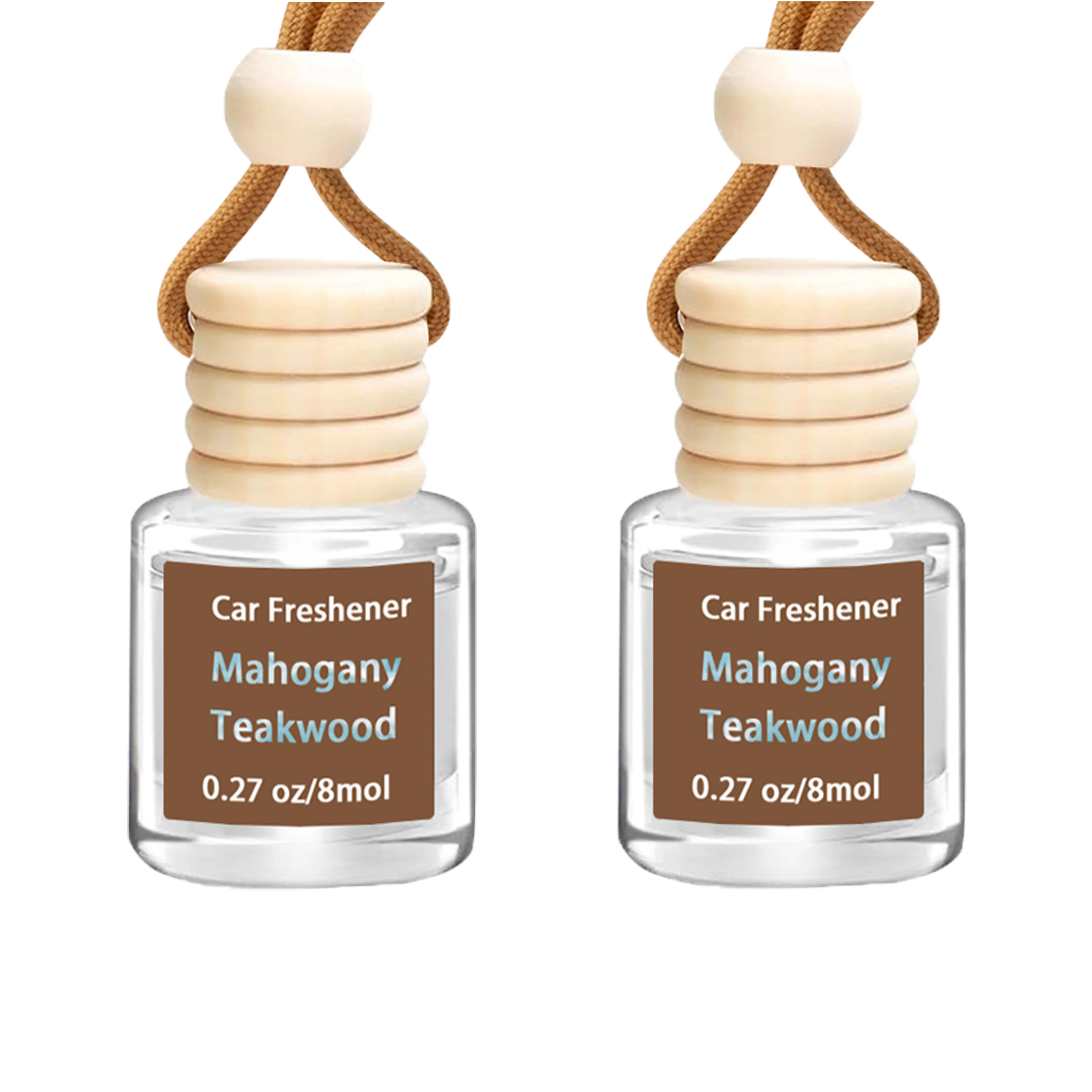 Scented Car Freshener 2 Pack - Long-lasting Fragrance, Hanging Air Fragrance Essential Oil Diffuser, Car Scents Accessories Cute Car Interior Decor, Scented Car Air Freshener - Long Lasting Car Diffuser, Romantic Valentines Day Gift for Her