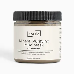 EVULV Mineral Purifying Mud Mask | Face & Body Mask Bundle | 7oz