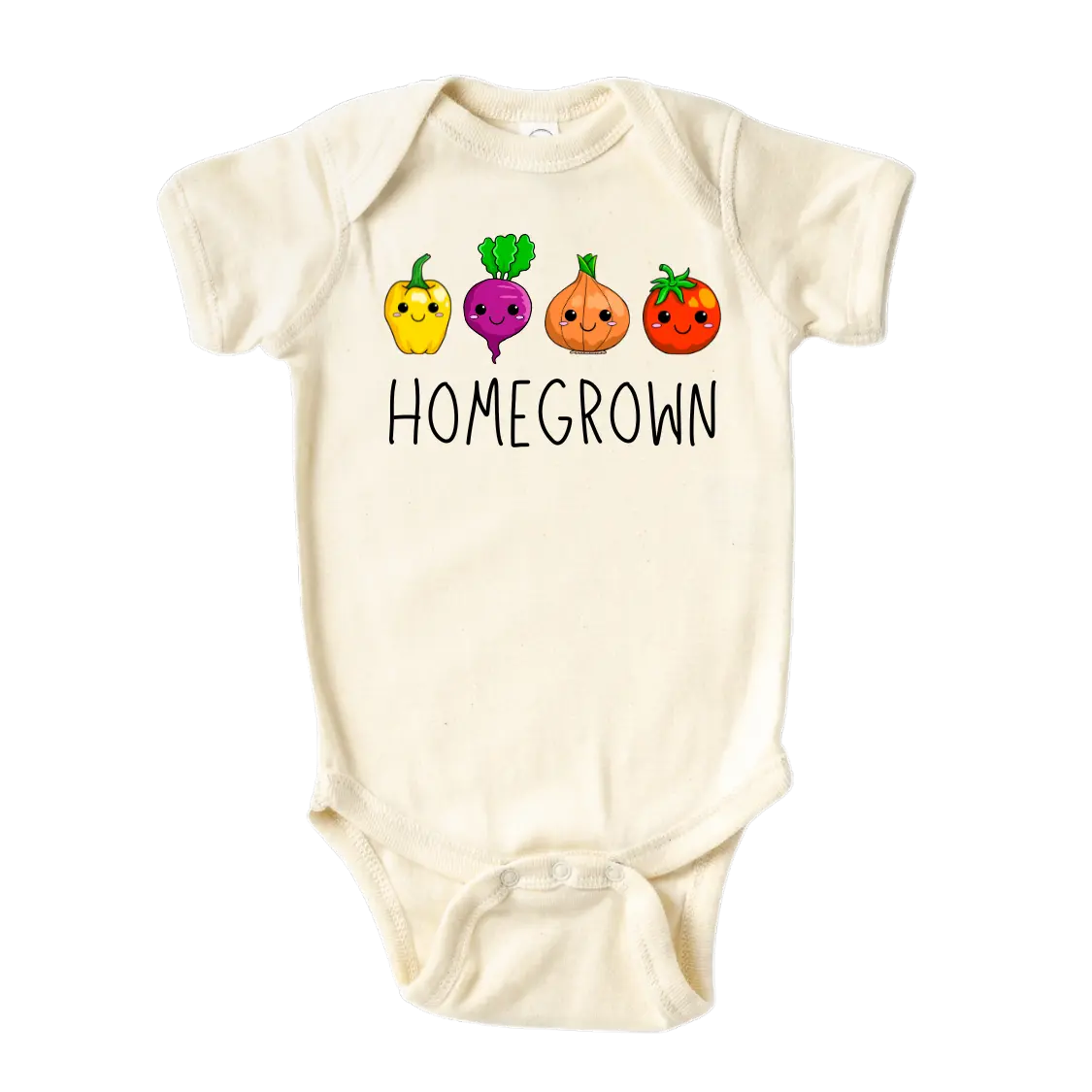 Cute Baby Onesie® Homegrown Vegetables Kid T-Shirt Unisex Baby Announcement Onesie for Boys and Girls Vegetable Tshirt