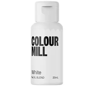 Colour Mill Oil-Blend Food Coloring, 20 Milliliters, White