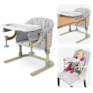 Sweetgo 3 in 1  Baby Booster Chair, with Removable Dining Tray, Hook On Toddle Chair, Fast Table Chair for Indoor/Outdoor