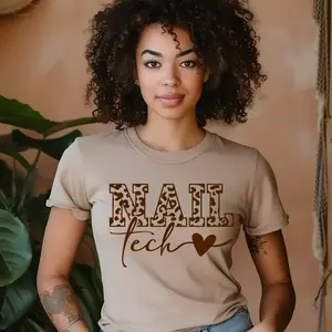 Nail Tech Screen Print Transfer – PRINT ONLY (No Shirt)