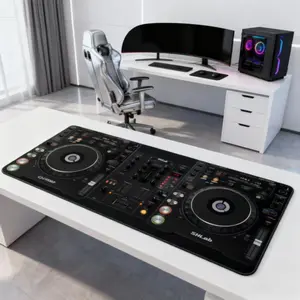 Large Gaming Mouse Pad, Soft Fabric, Lock Edge Design, Decorative Desk Mat for Home Office Hotel Internet Cafe, 1 Piece, Gaming Accessory