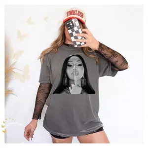 Little Miss Drama Graphic T-Shirt, Merch Top, Hip Hop Streetwear Tee, Concert Outfit Womenswear Fabric