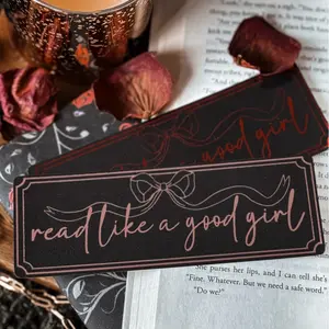 Good Girl Foil Bookmark - Handcrafted Laminated Cardstock bookmarks