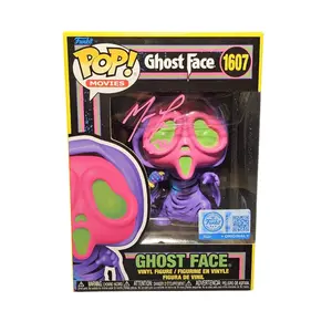 Ghostface Blacklight Funko Pop #1607 Signed Matthew Lillard Pink SWAU COA Scream