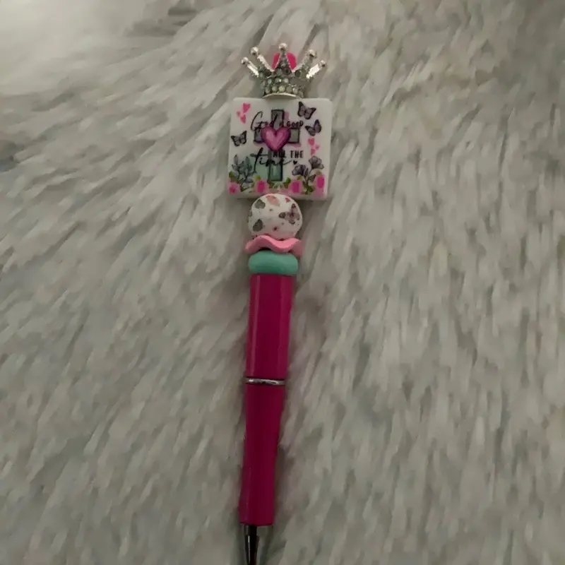 God is good all the time beaded pen