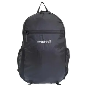 Montbell 10L Lightweight Durable Nylon Backpack for Men and Women in Black