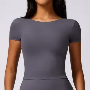 Summer Comfort Low Back Tshirt for Womenswear - Fashion and Comfortable Style