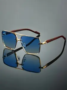 Men Women Metal Frame Polished Classic Trendy Fashion Glasses, Dual Bridge Design, Double Bridge, Unique Cut Edges, Party Club Street Photography, Holiday Gift Eyewear