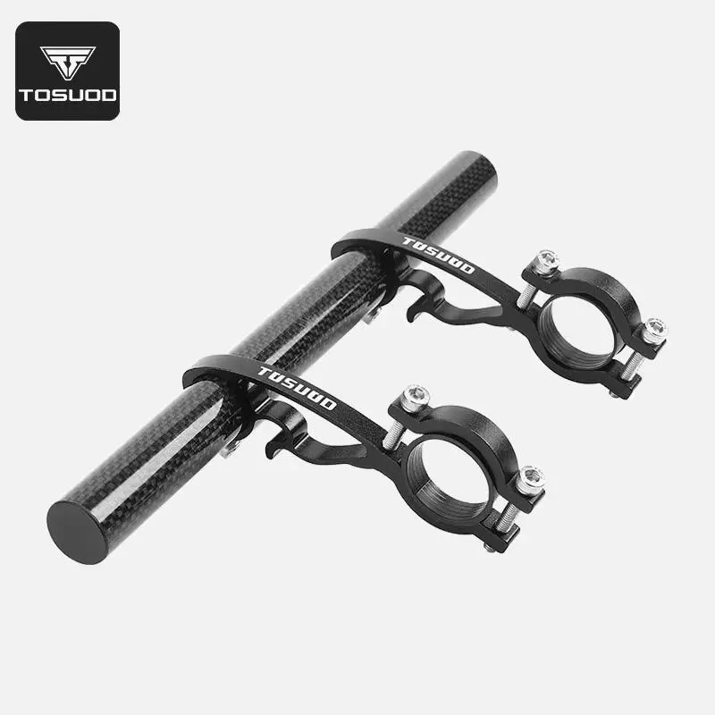 TOSUOD Aluminum Alloy Bike Handlebar Extender - Bracket for Phone Mount, GPS, Bike Light (Cycling Accessory for Outdoor Sports)